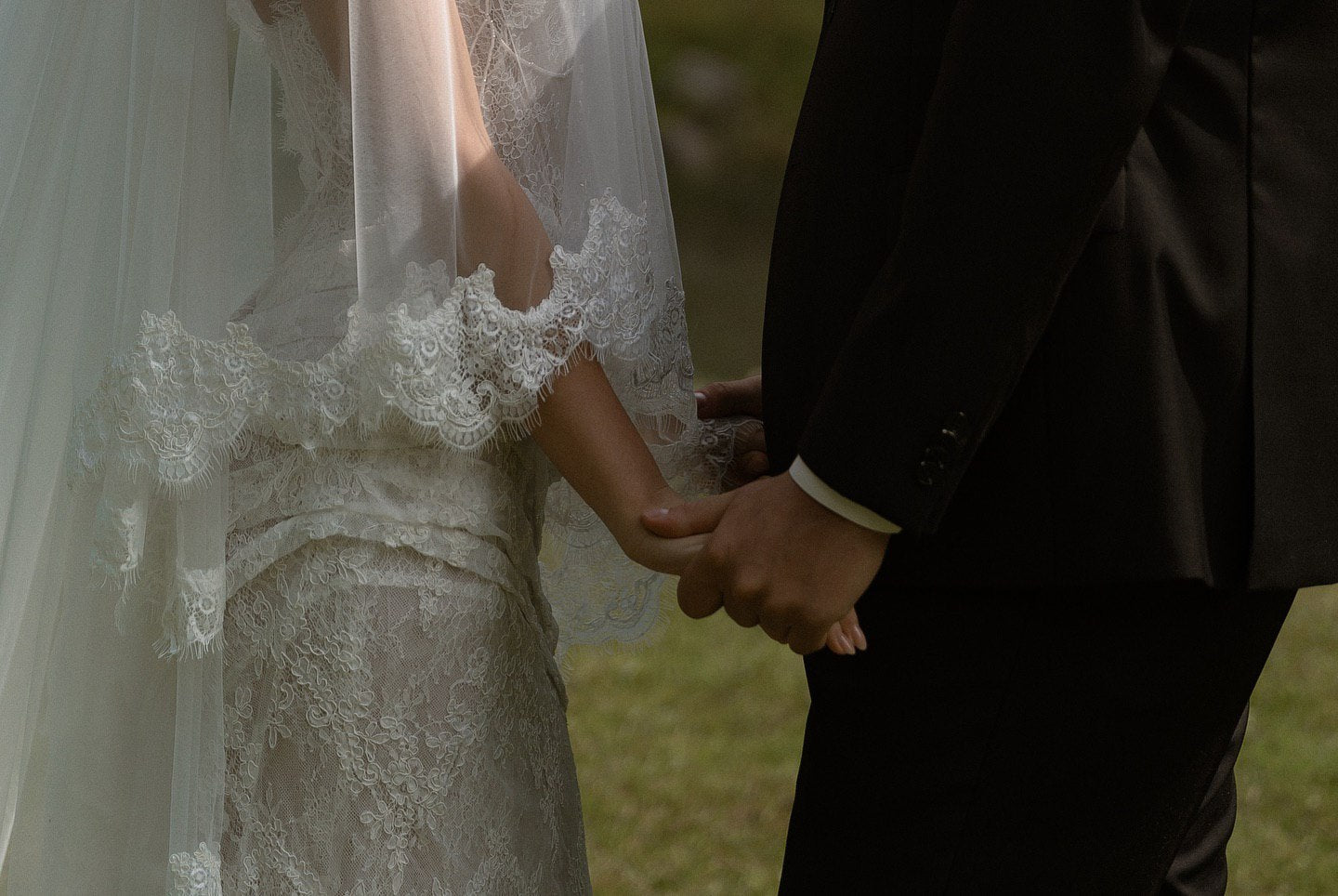 Voile de Mariée Double en Dentelle