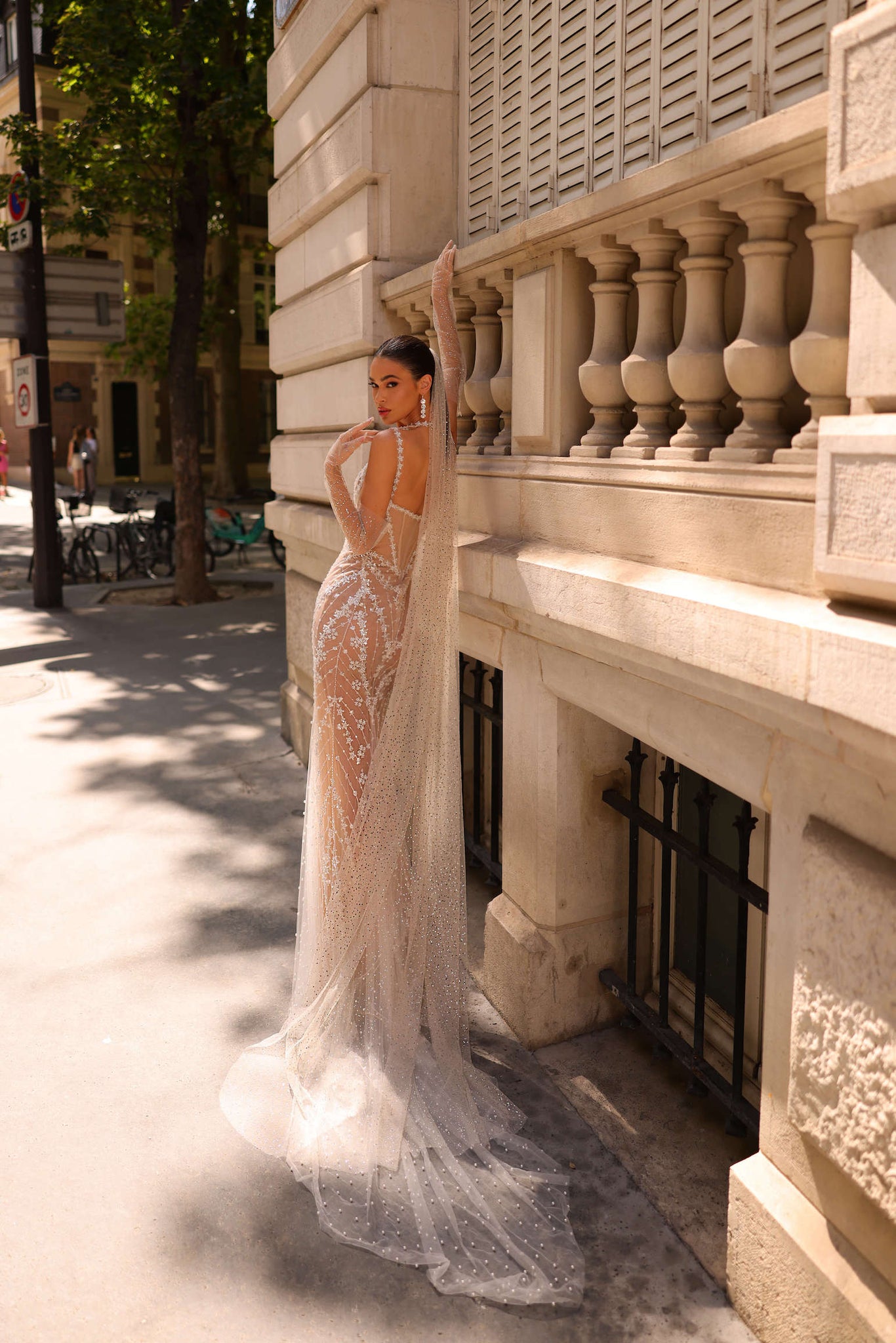 Diamant : la Robe de Mariée Sirène à Strass par Excellence.