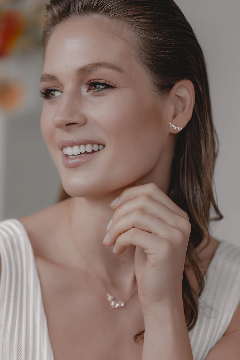 Boucles d'Oreilles "Artistic Talent" : les Boucles de Mariage Modernes par Excellence.