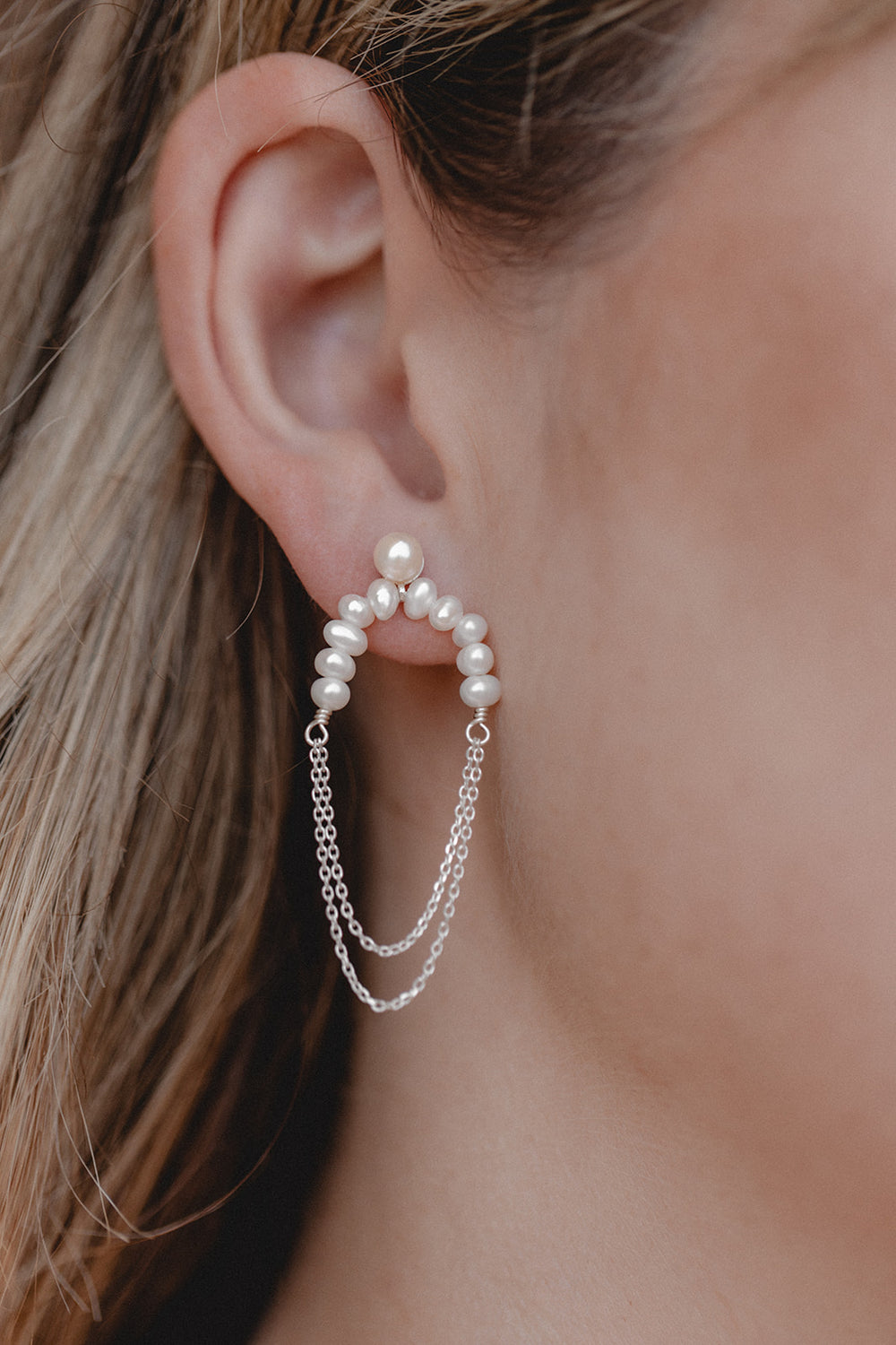 Boucles d’Oreilles "Waverider" : les Boucles de Mariage Fabuleuses à Perles par Excellence.