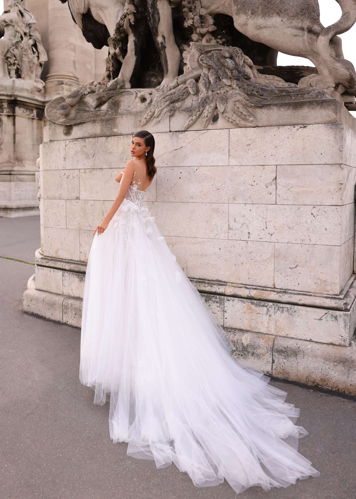 Nephritis : la Robe de Mariée Princesse en Tulle par Excellence.