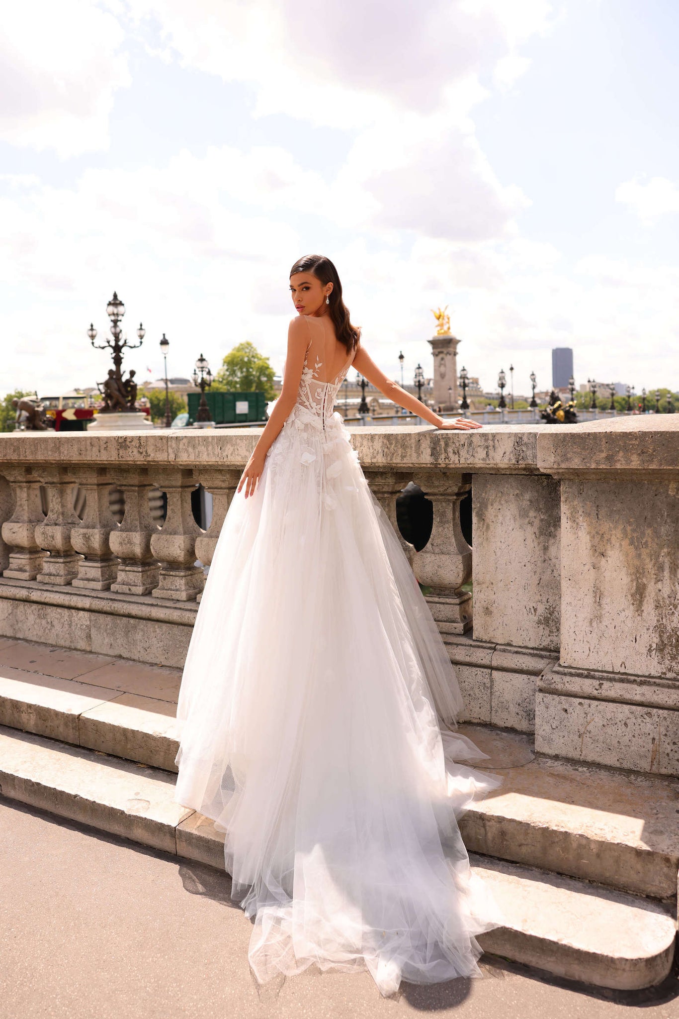 Nephritis : la Robe de Mariée Princesse en Tulle par Excellence.