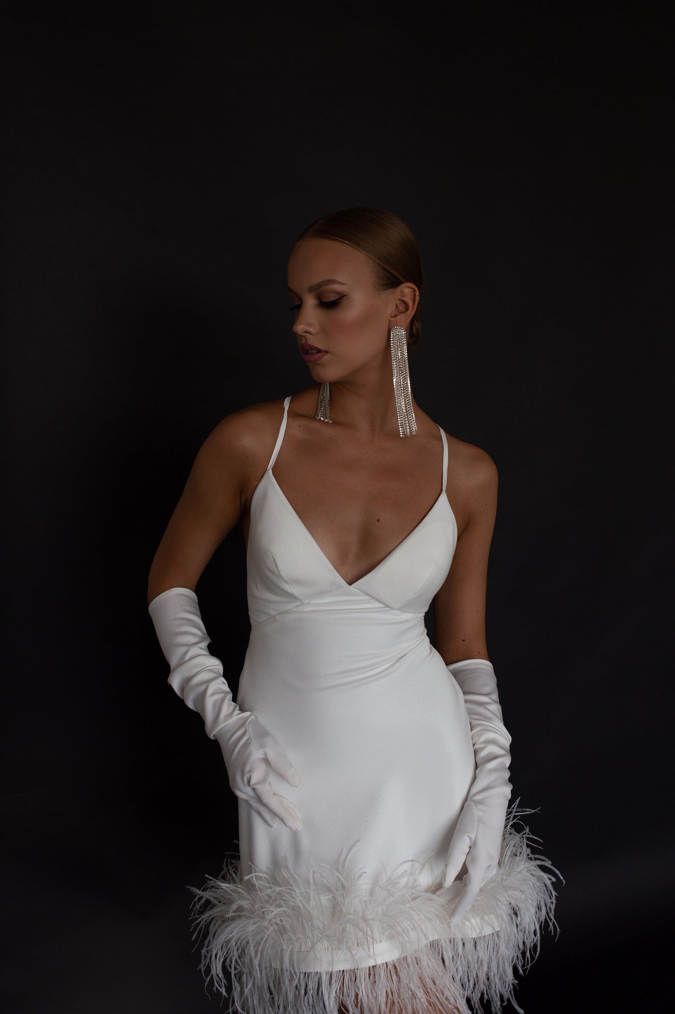 Gants de Mariage en Satin