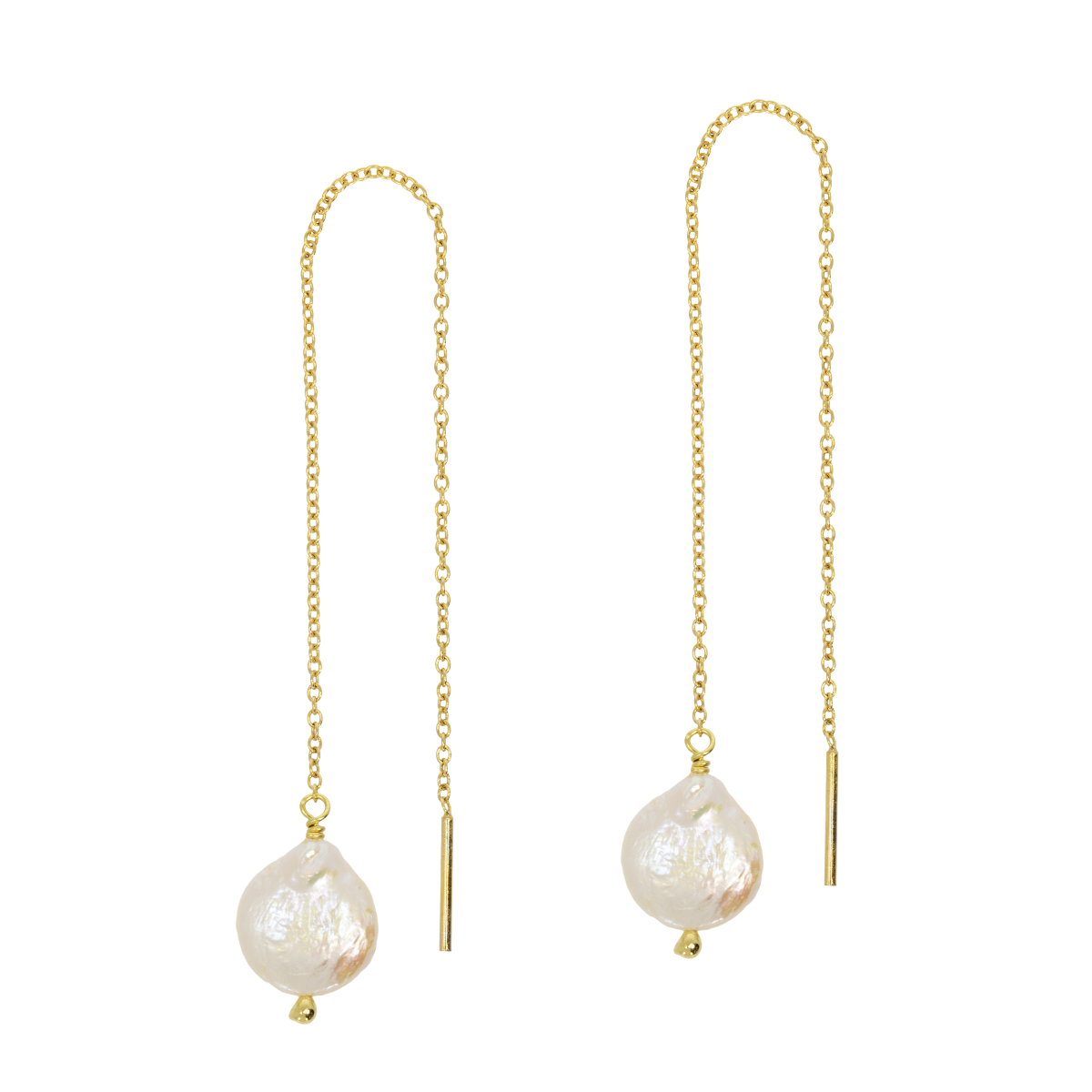 Boucles d'Oreilles "Forever Us" : les Boucles de Mariage Longues et Modernes par Excellence.