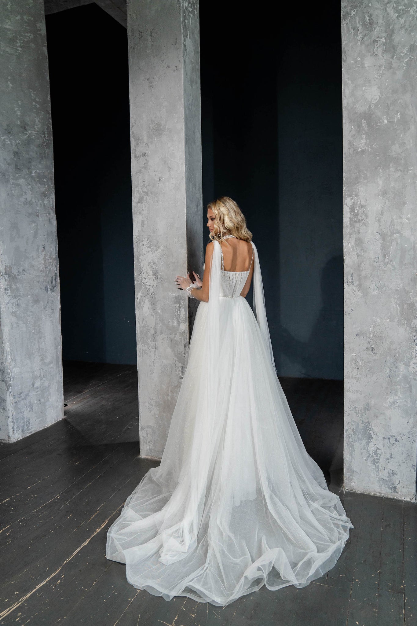 Alberta : la Robe de Mariée Corset et Tulle par Excellence.