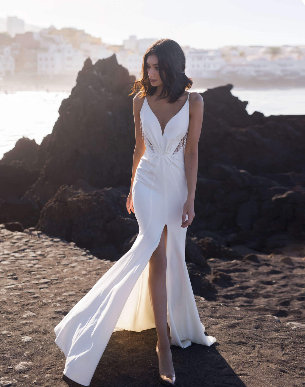 Andra : la Robe de Mariée Sirène à Fente par Excellence.