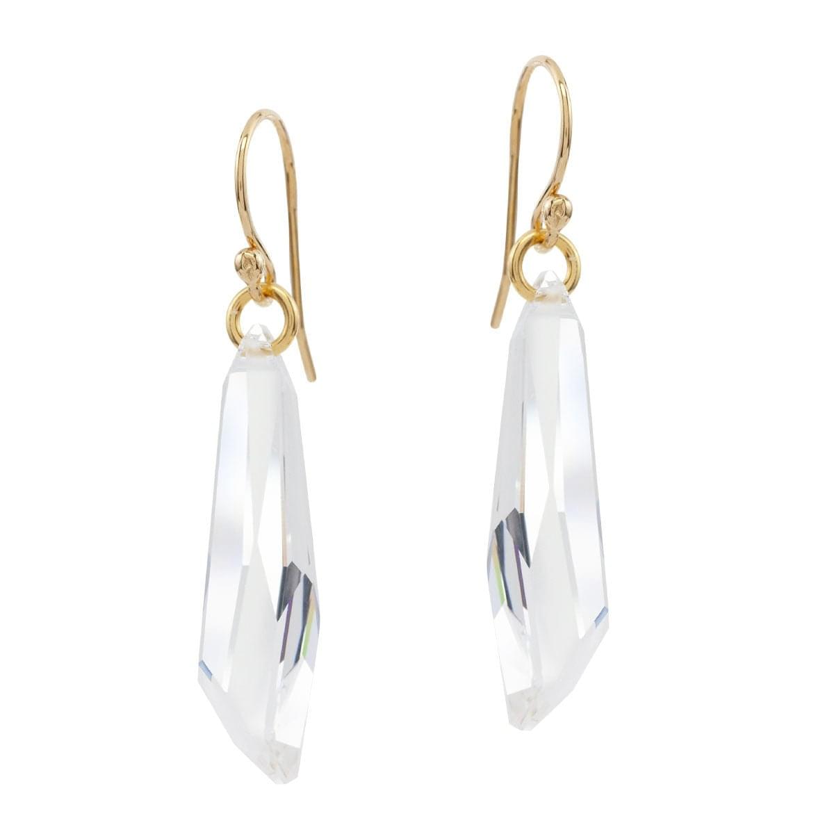 Boucles d'Oreilles "Aphrodite" : les Boucles de Mariage Elégantes à Cristaux par Excellence.