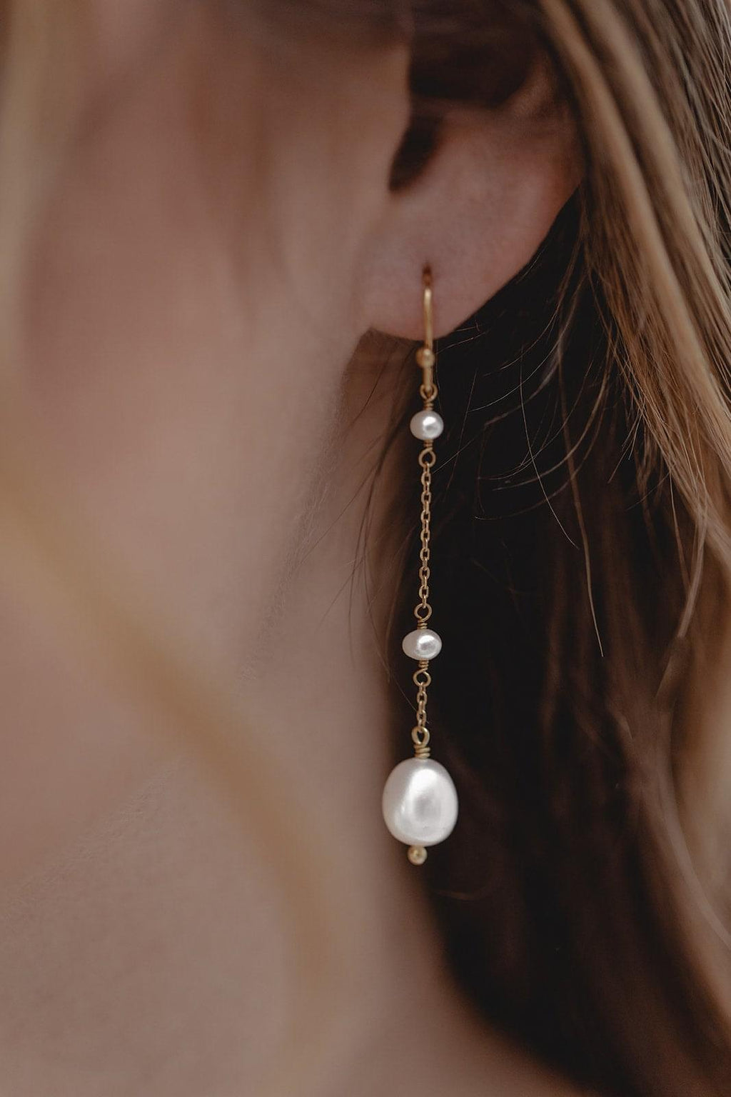 Boucles d'Oreilles "Celestial" : les Boucles de Mariage à Perles par Excellence.