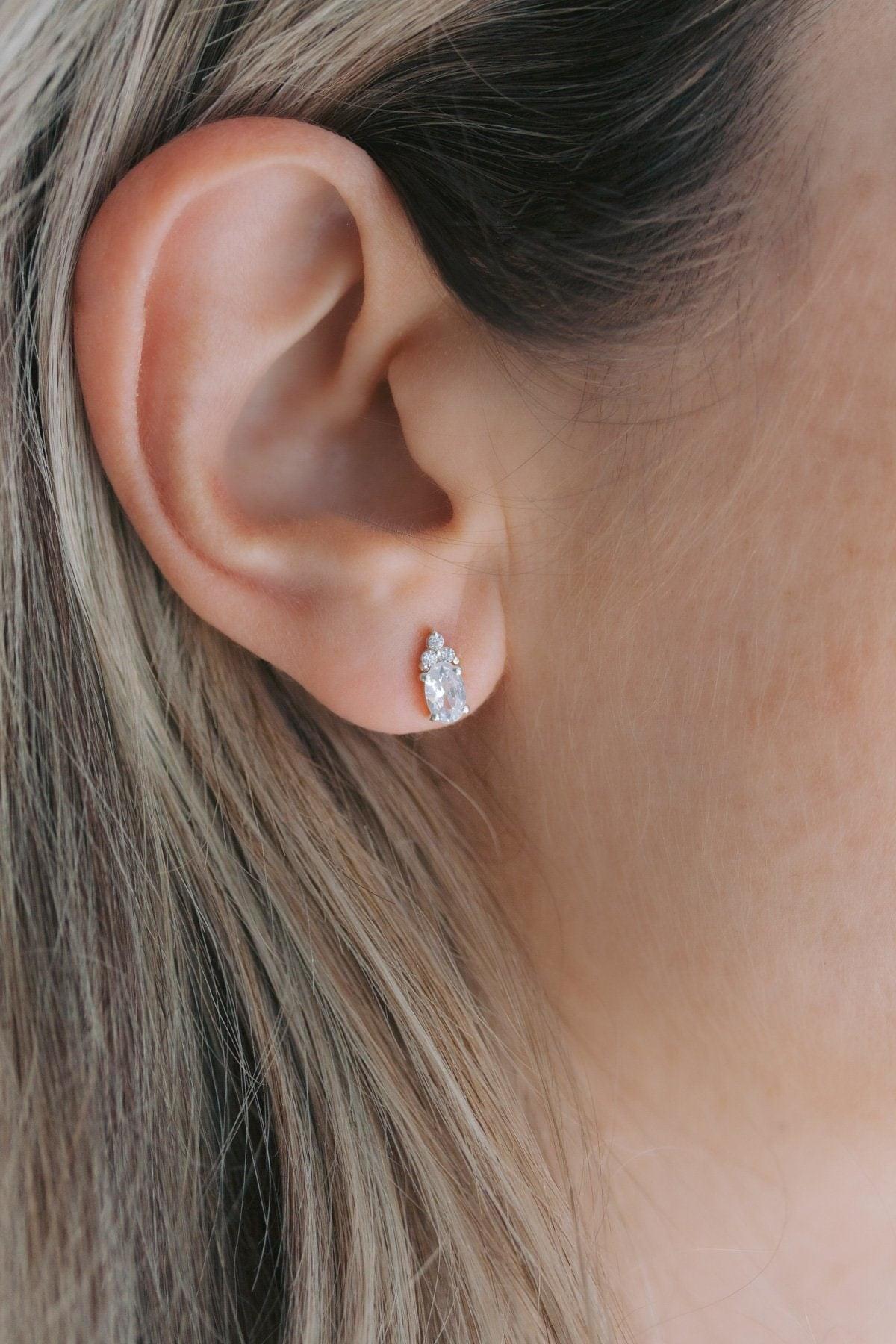 Boucles d'Oreilles "Dazzling Beauty" : les Boucles de Mariage en Cristal par Excellence.