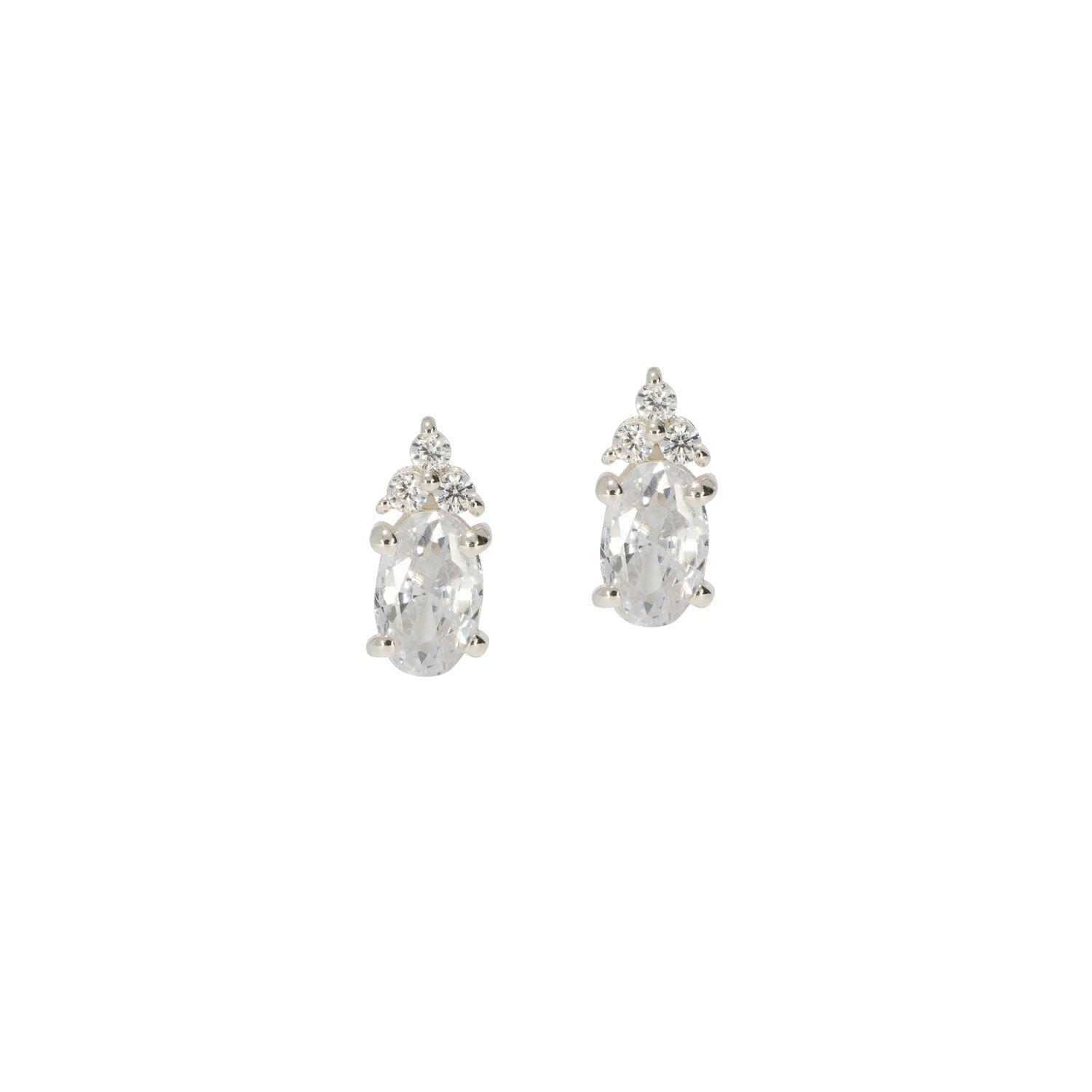 Boucles d'Oreilles "Dazzling Beauty" : les Boucles de Mariage en Cristal par Excellence.