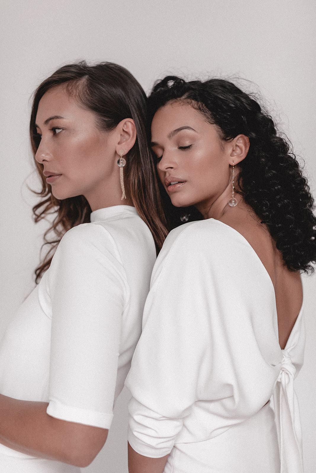 Boucles d'Oreilles "Esther" : le Bijou de Mariage Moderne par Excellence.