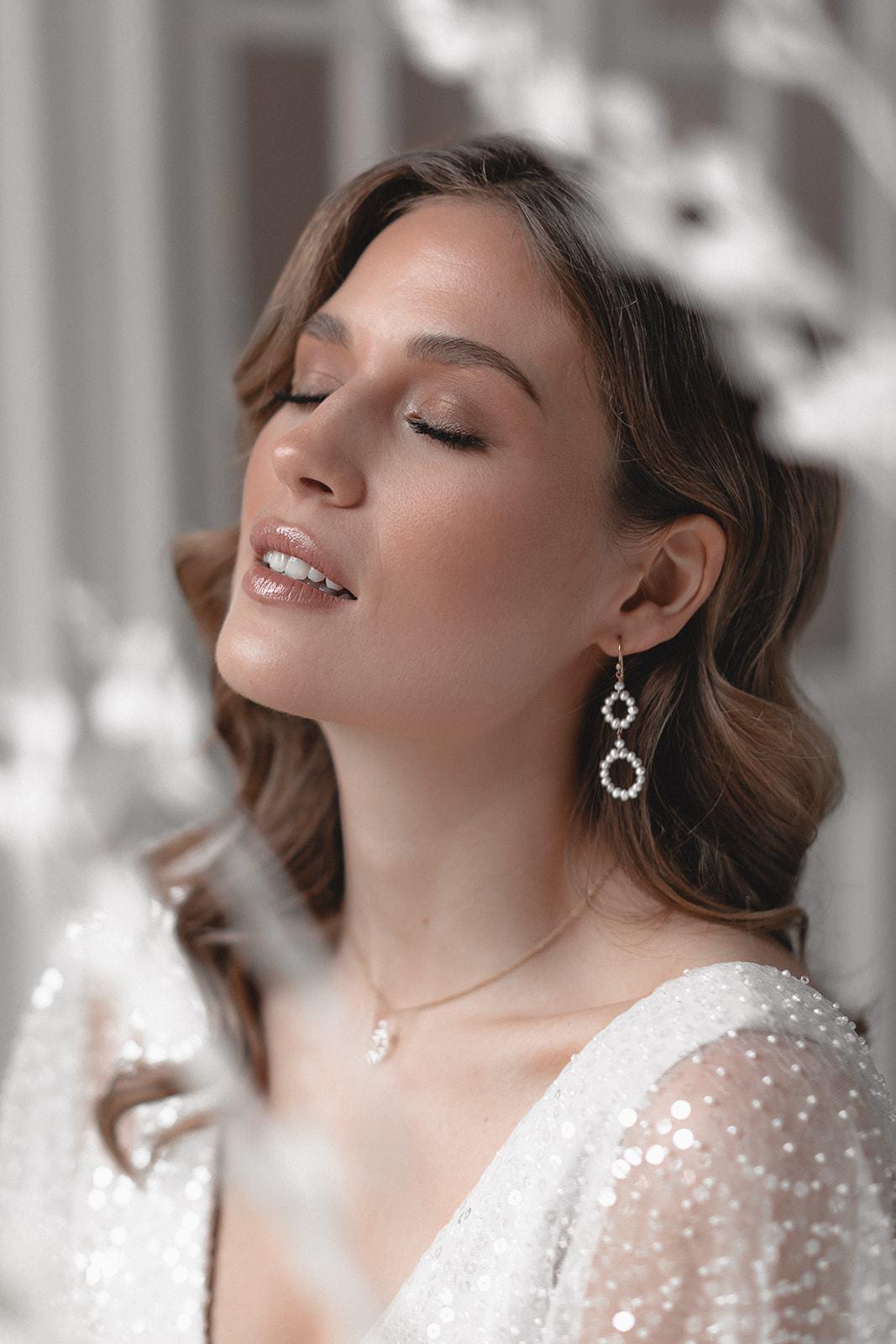 Boucles d'Oreilles "Full Circle" : les Boucles Rondes en Perles par Excellence.