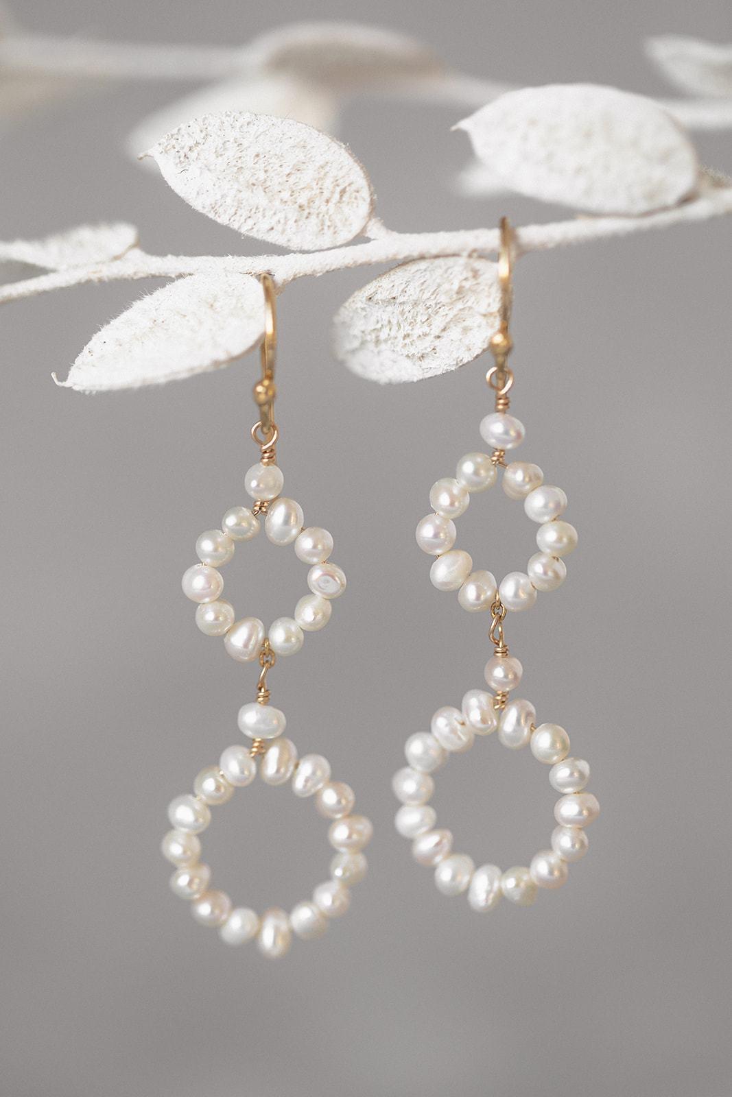 Boucles d'Oreilles "Full Circle" : les Boucles Rondes en Perles par Excellence.