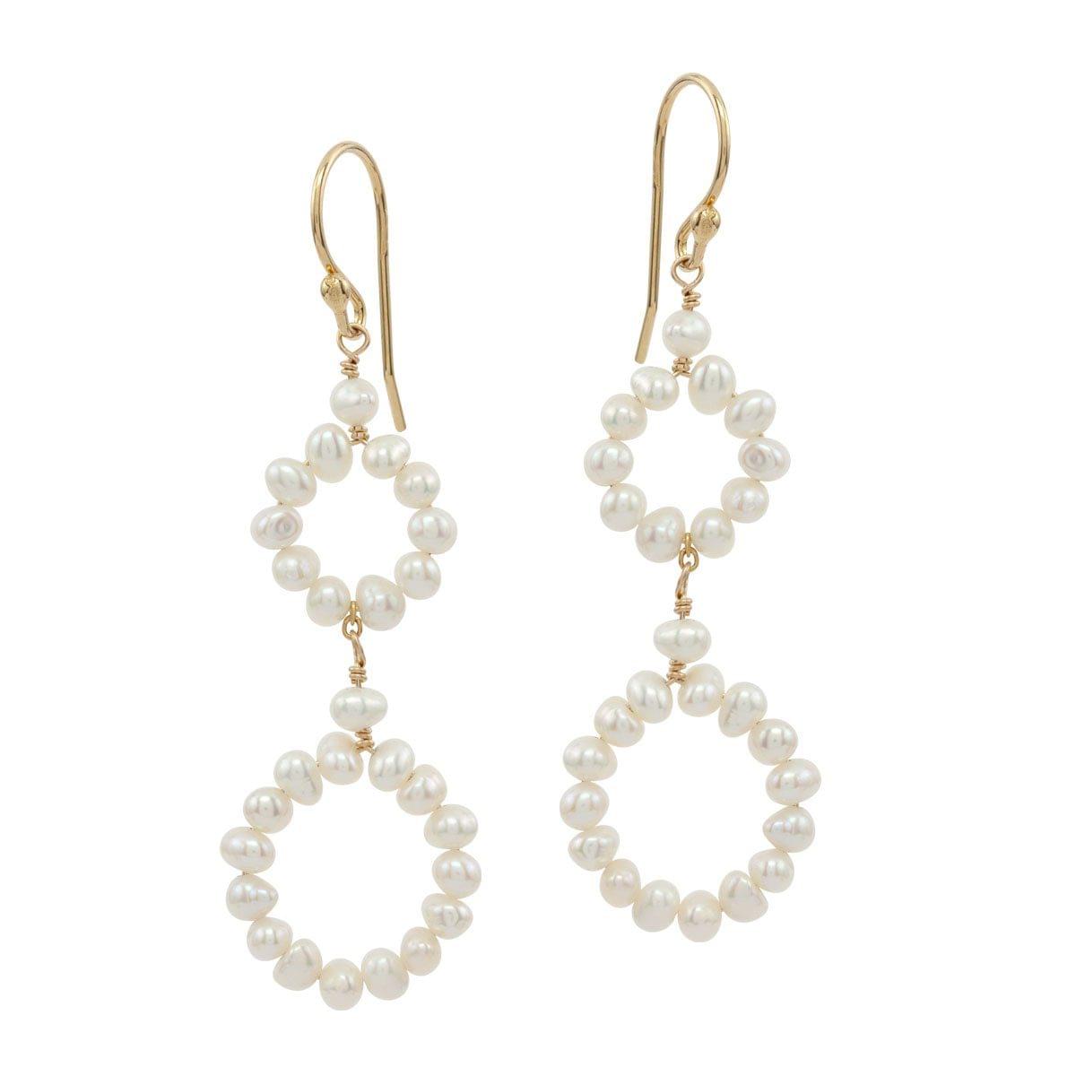 Boucles d'Oreilles "Full Circle" : les Boucles Rondes en Perles par Excellence.