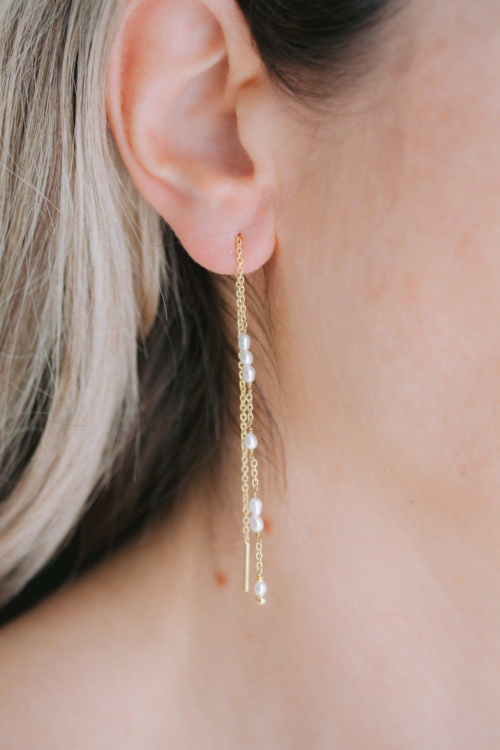 Boucles d'Oreilles "Long Lasting Love" : les Boucles de Mariage Pendantes par Excellence.