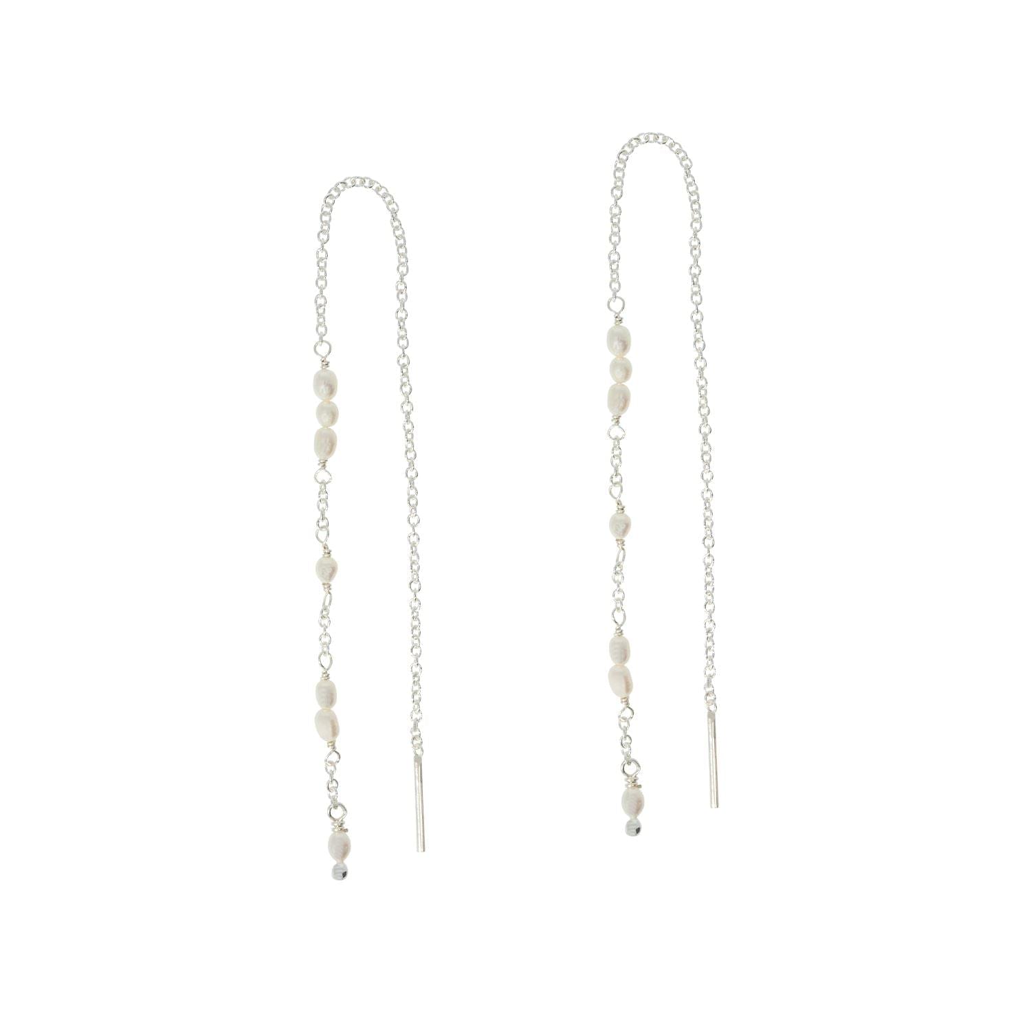 Boucles d'Oreilles "Long Lasting Love" : les Boucles de Mariage Pendantes par Excellence.