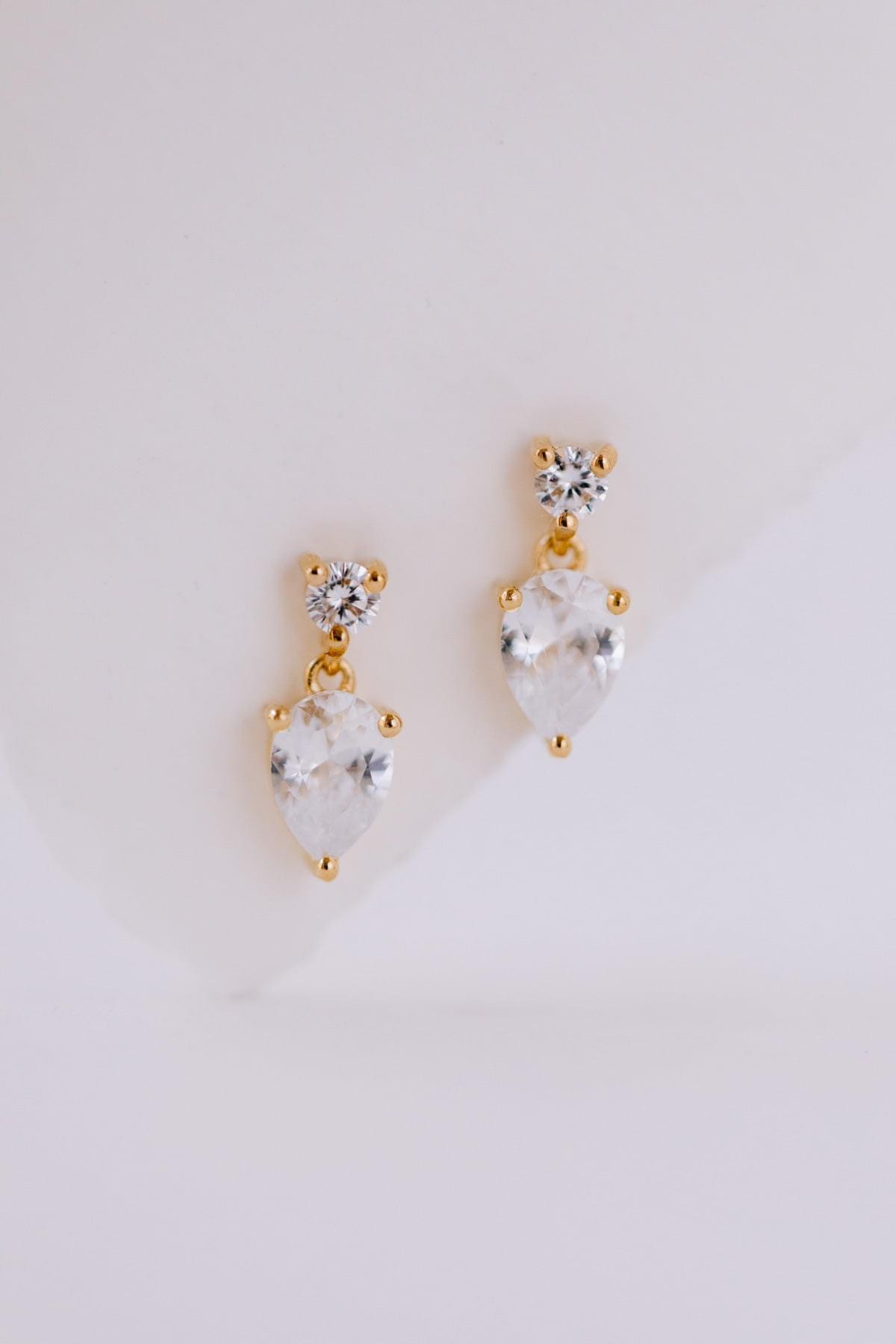 Boucles d'Oreilles "Polaris" : les Boucles de Mariage en Cristal par Excellence.