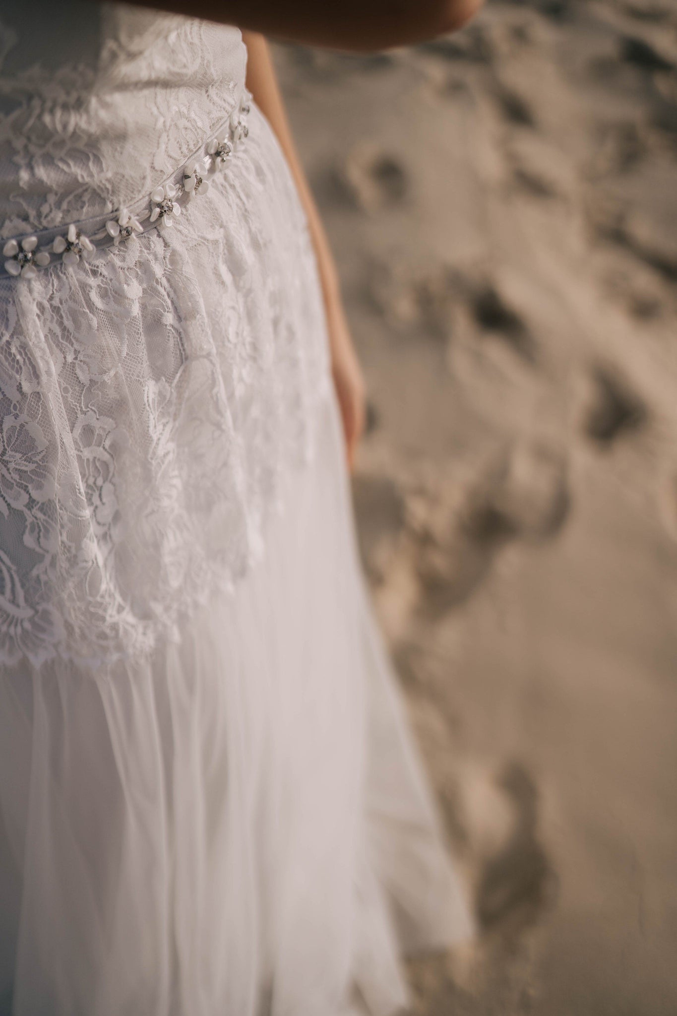 Ceinture fleurs et cristaux Swarosvski Les filles fidèles
