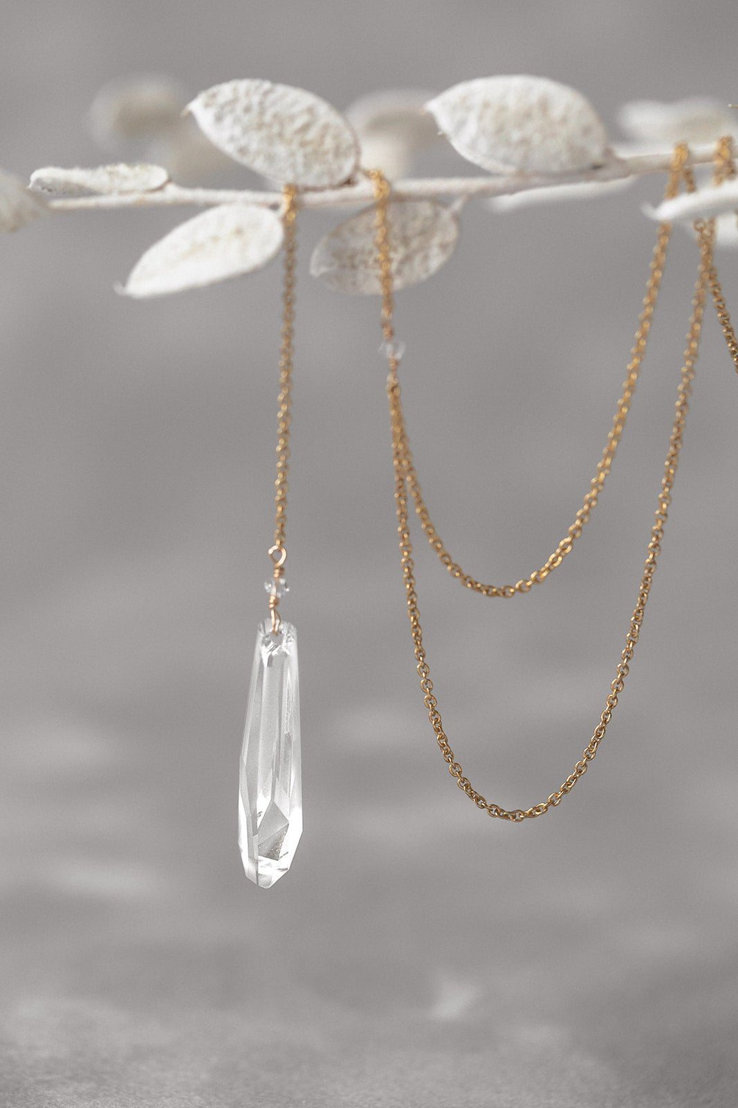 Collier de Dos "Aphrodite" Boucles d'oreilles Juvelan