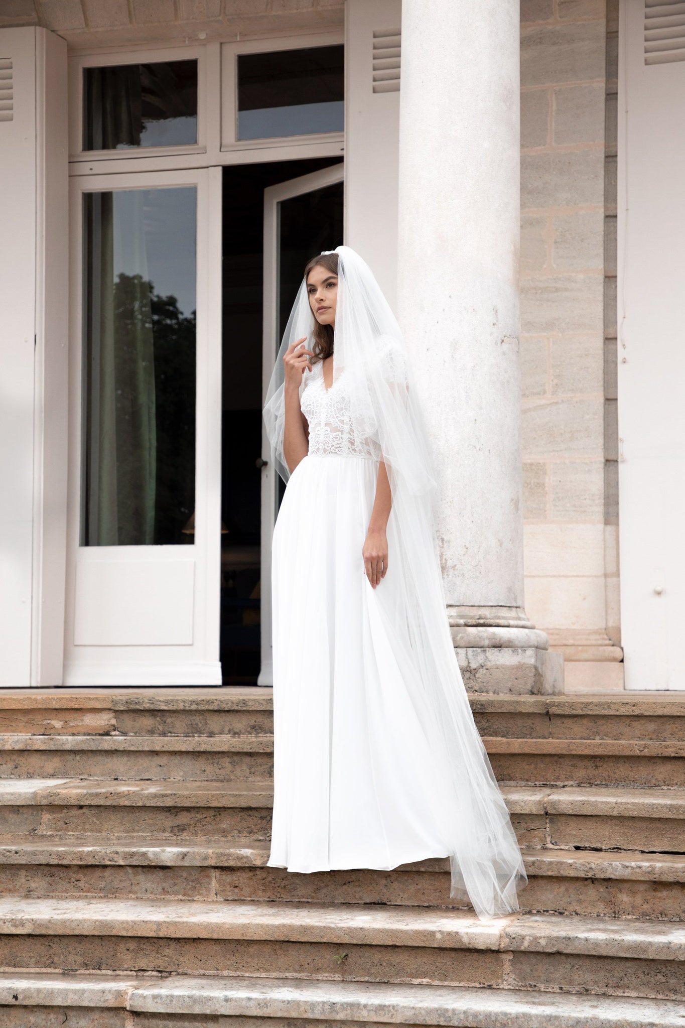 Voile de Mariée Double voile Les filles fidèles