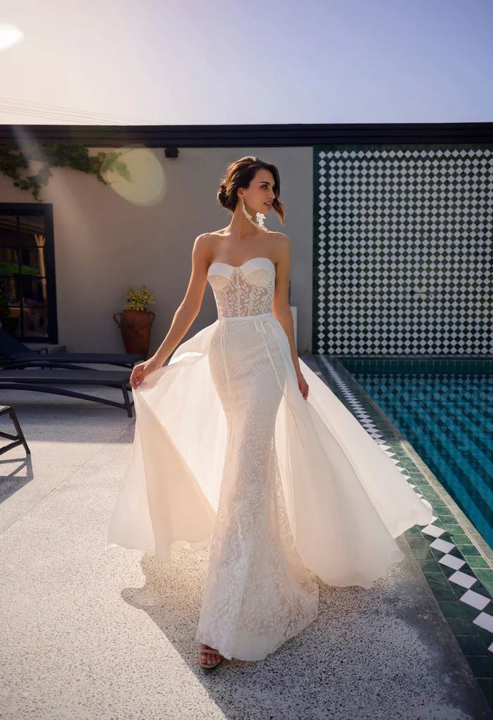 Robes de Mariée Sirène Bohème [Paris / Bordeaux]