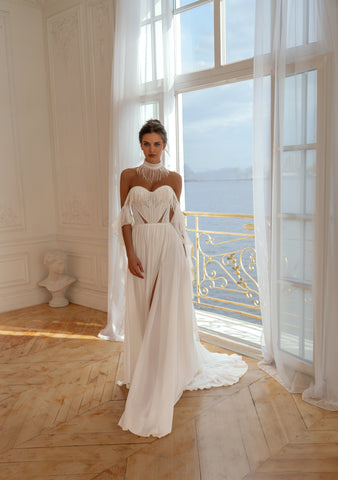 Forti : la Robe de Mariée Bohème à Corset par Excellence.