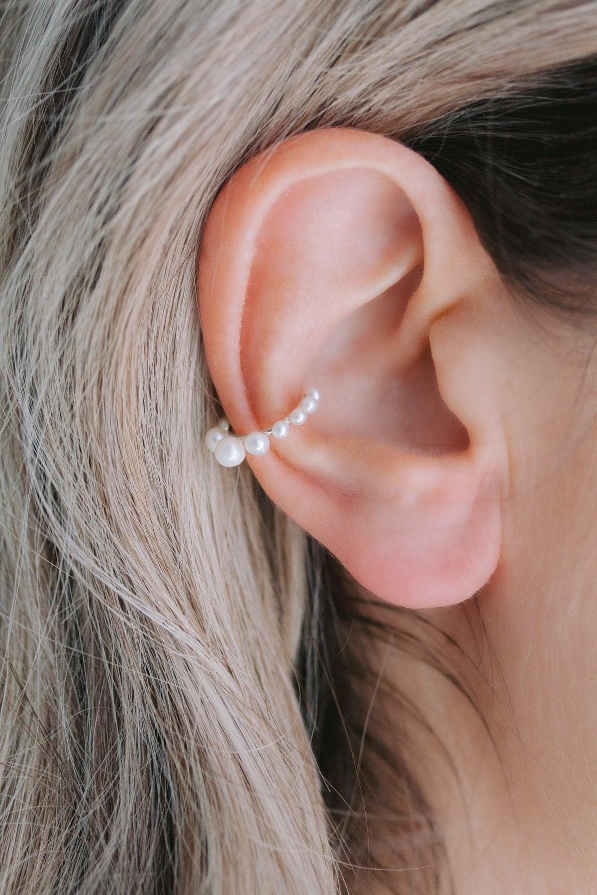 Boucle d'Oreilles Ear Cuff "Pearly"