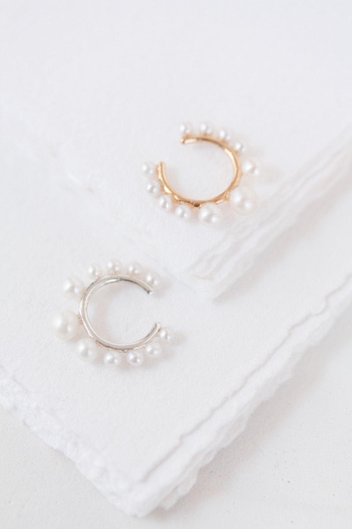 Boucle d'Oreilles Ear Cuff "Pearly"